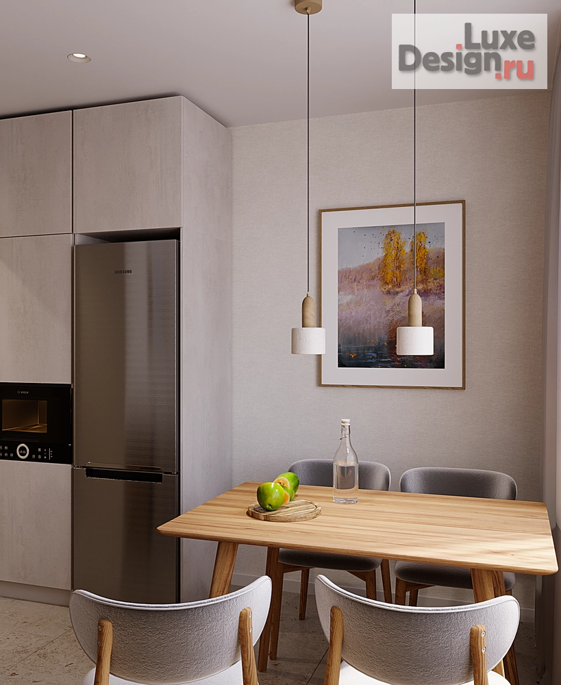 Дизайн интерьера двухкомнатной квартиры "Двушка в П-44 Митино" (фото 16)