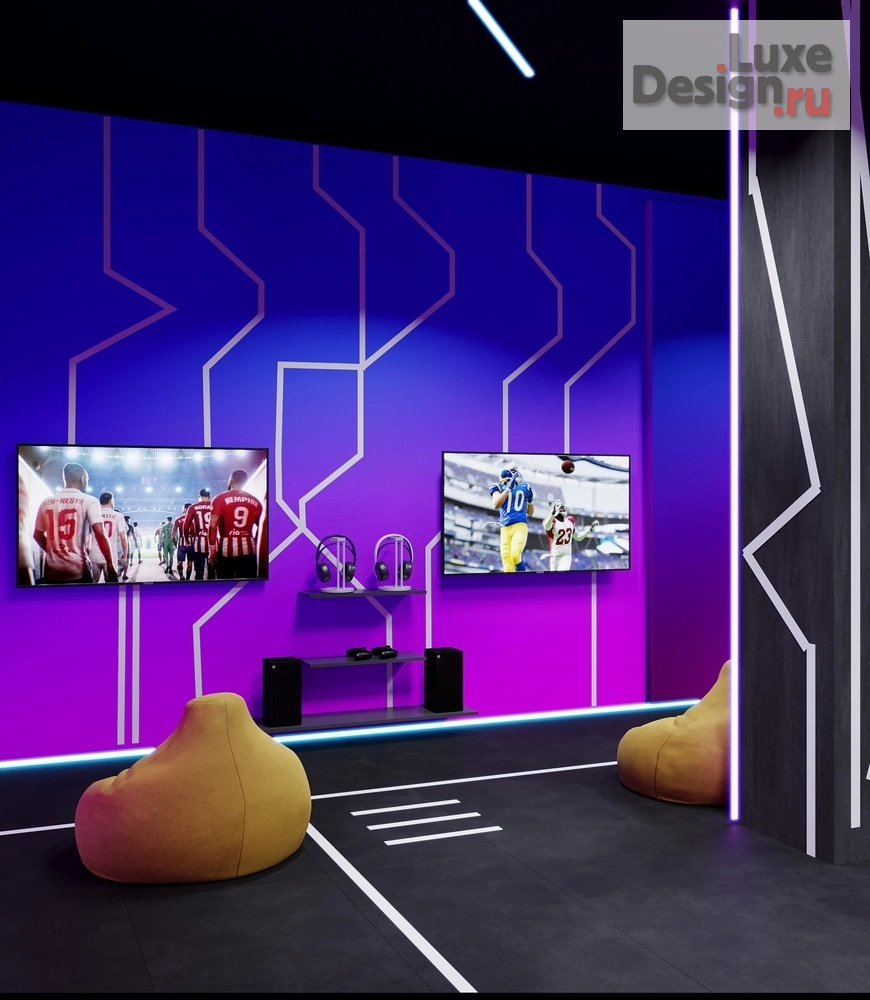 Дизайн интерьера клуба "VR-Арена Wow!Time" (фото 1)