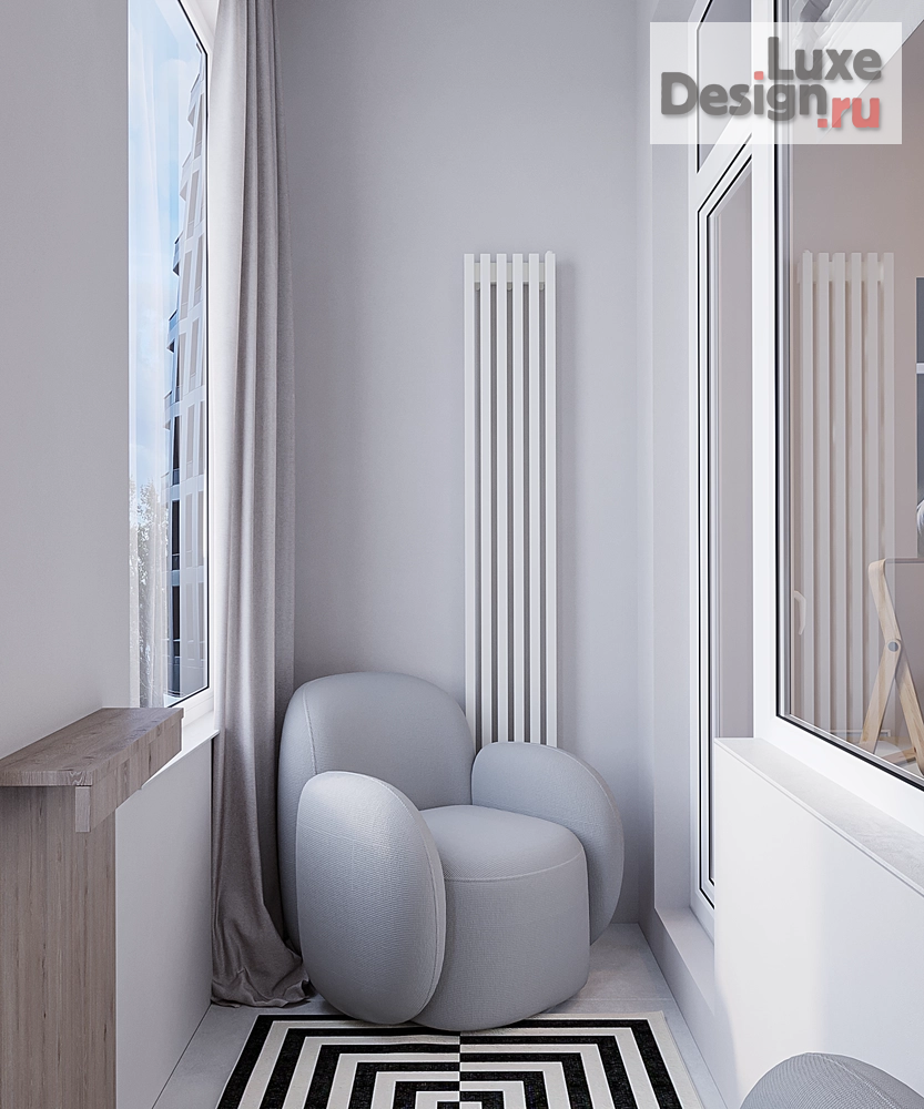 Дизайн интерьера двухкомнатной квартиры "Квартира ЖК Роттердам МСК" (фото 17)