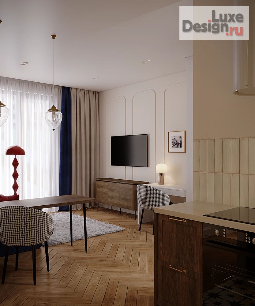Дизайн интерьера двухкомнатной квартиры "Квартира 49 кв.м. ЖК Legenda Business СПб." (фото 12)