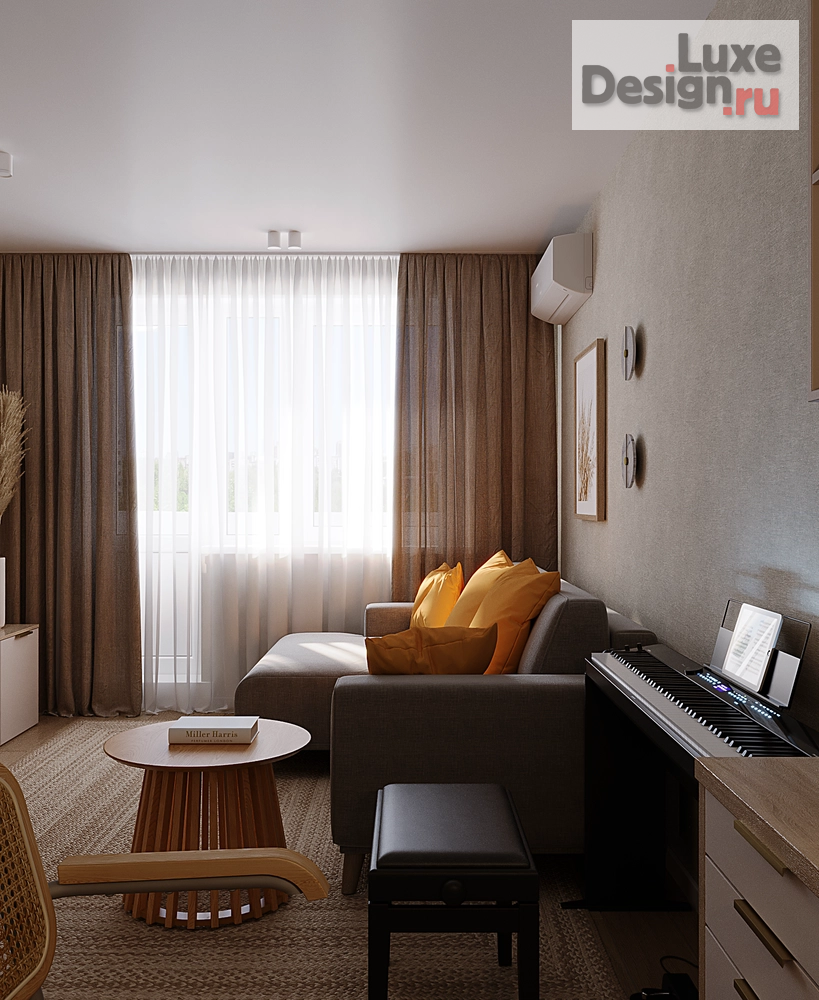 Дизайн интерьера двухкомнатной квартиры "Двушка в П-44 Митино" (фото 5)