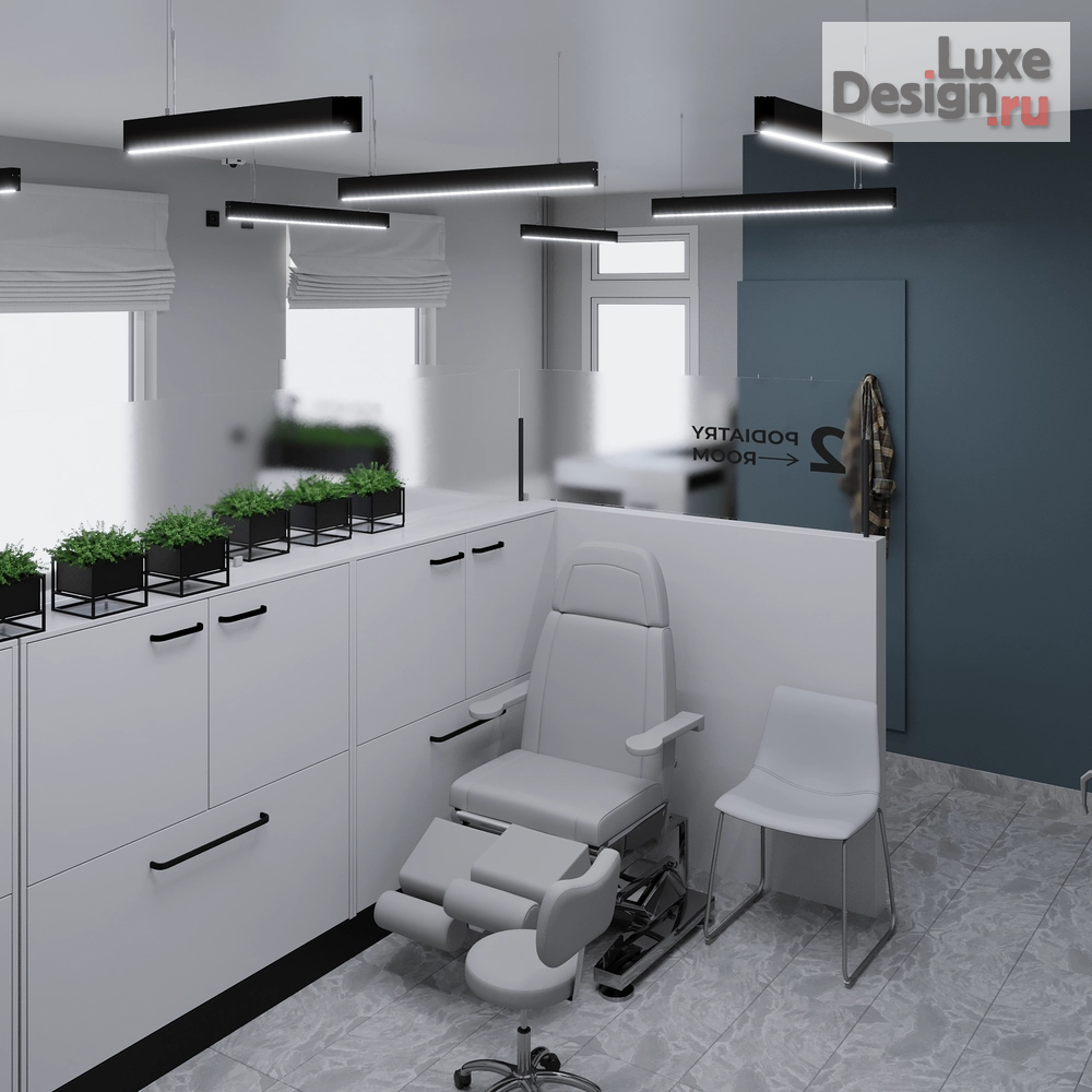 Дизайн интерьера лечебного учреждения "Подологический кабинет Podoc в Белграде" (фото 6)