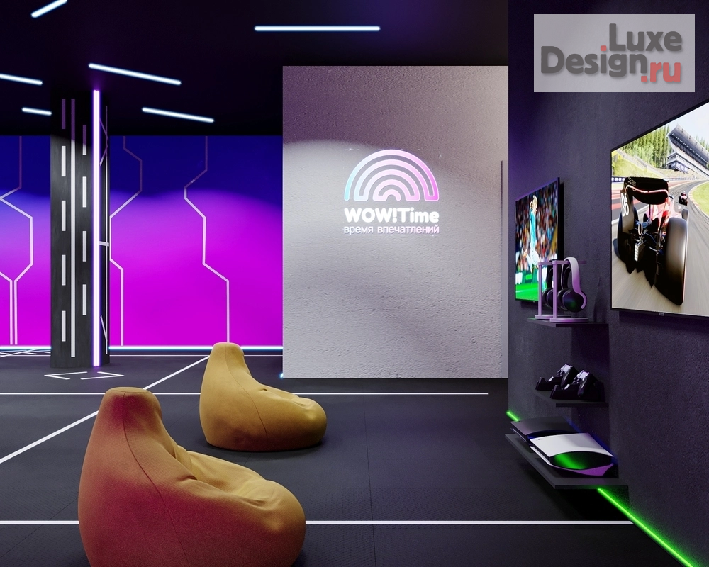 Дизайн интерьера клуба "VR-Арена Wow!Time" (фото 8)