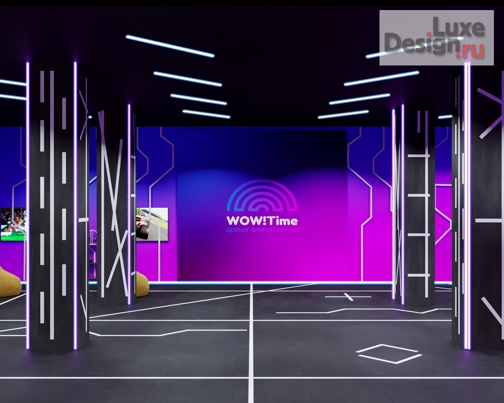 Дизайн интерьера клуба "VR-Арена Wow!Time" (фото 6)