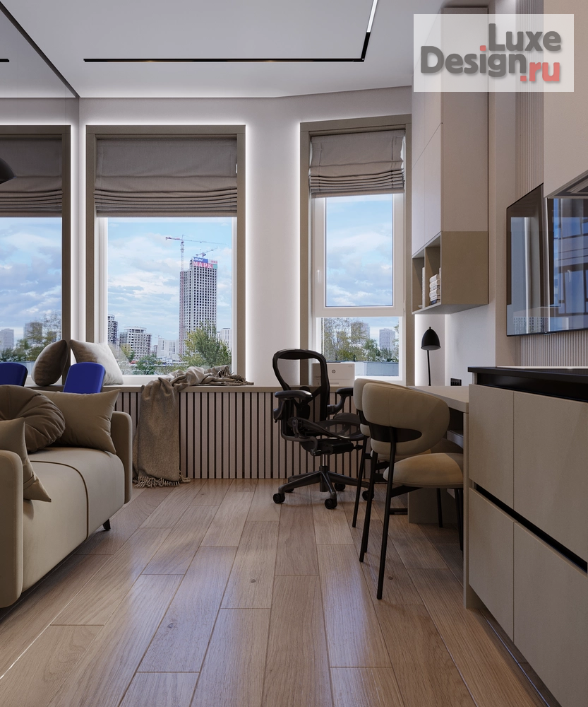 Дизайн интерьера двухкомнатной квартиры "Квартира ЖК Роттердам МСК" (фото 24)