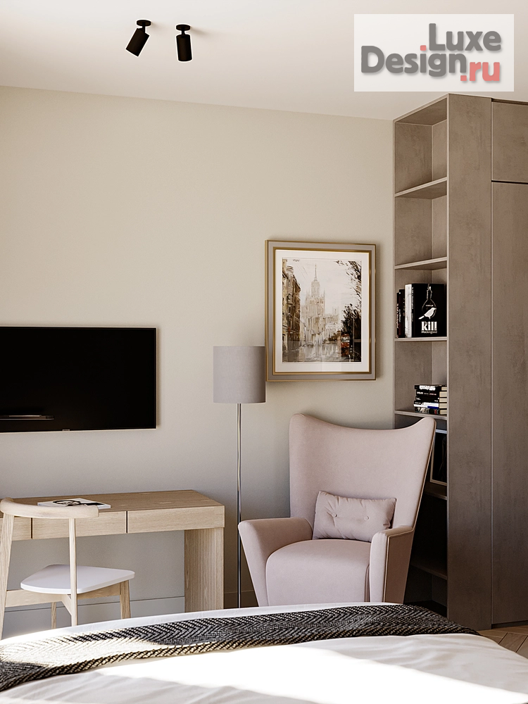 Дизайн интерьера квартиры студии "Студия ЖК Метрополия МСК" (фото 8)
