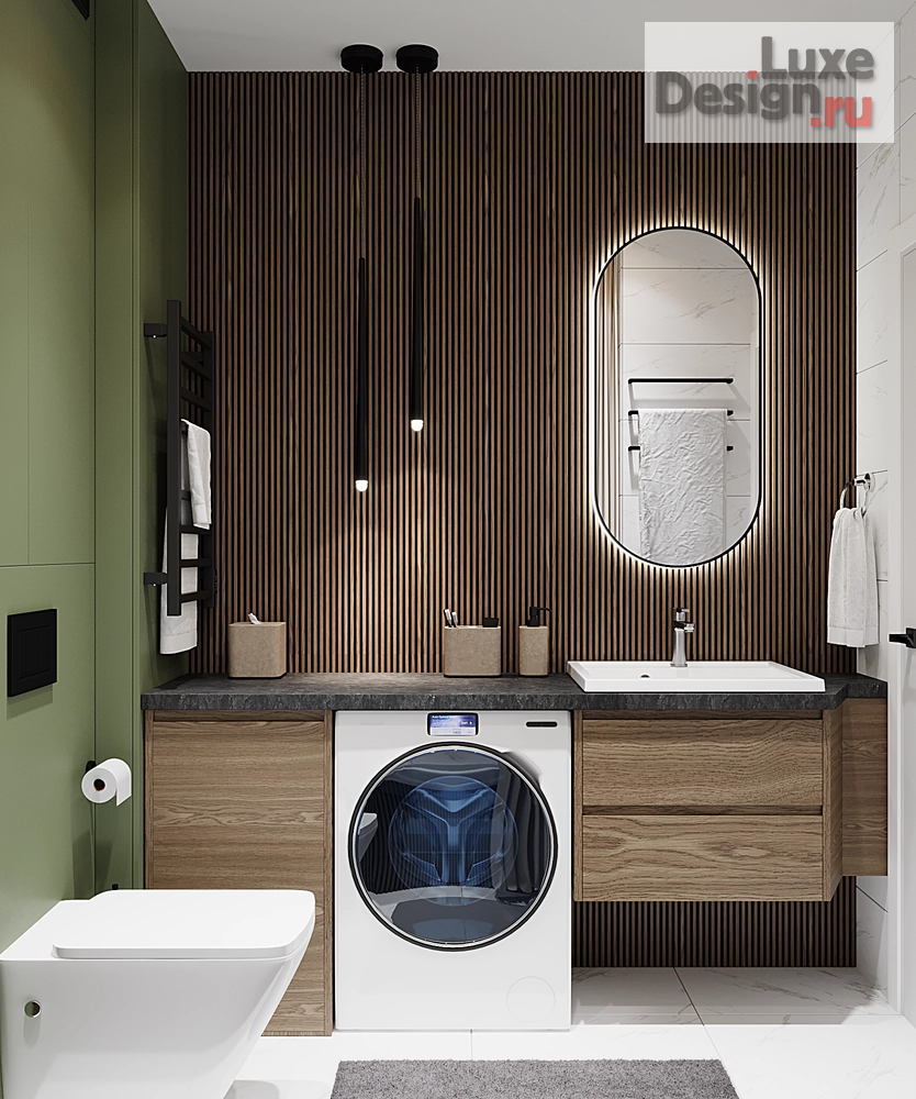 Дизайн интерьера трехкомнатной квартиры "Квартира в ЖК Прайм Приморский СПб (с частичной отделкой от застройщика)" (фото 19)