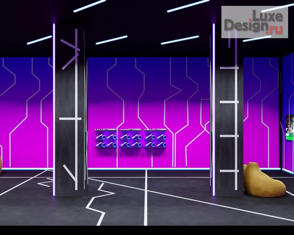 Дизайн интерьера клуба "VR-Арена Wow!Time" (фото 10)
