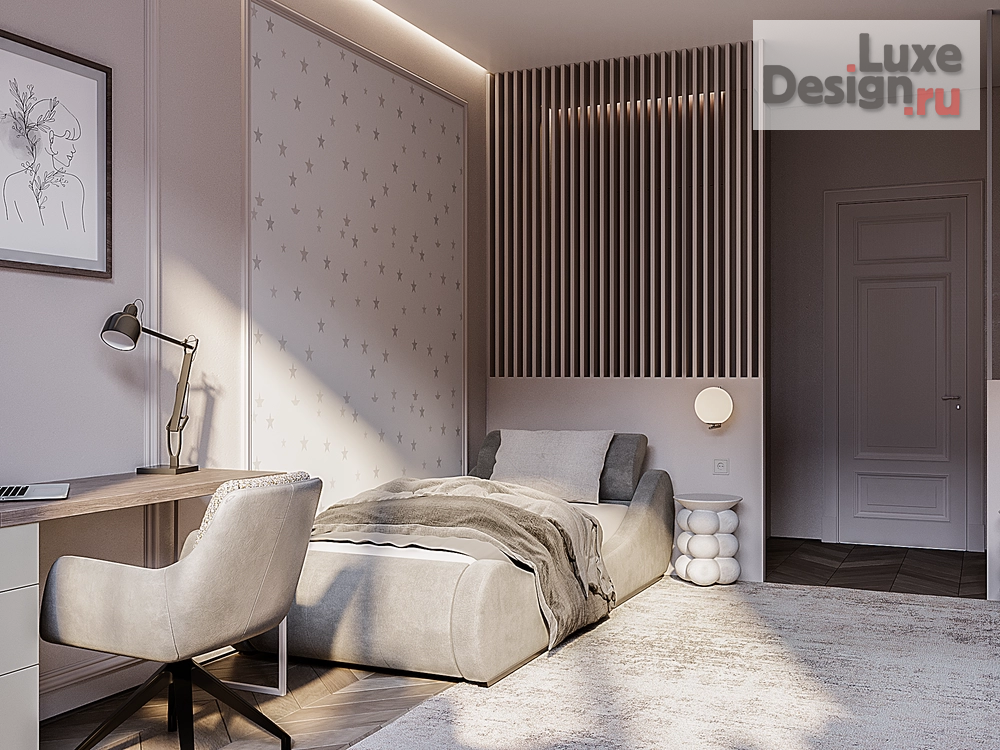 Дизайн интерьера комнаты "Комната для подростков в ЖК iLove Мск" (фото 6)