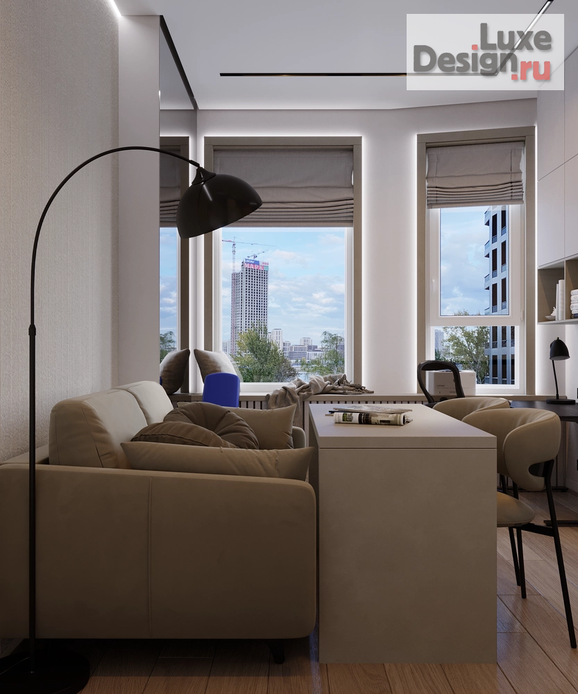 Дизайн интерьера двухкомнатной квартиры "Квартира ЖК Роттердам МСК" (фото 30)