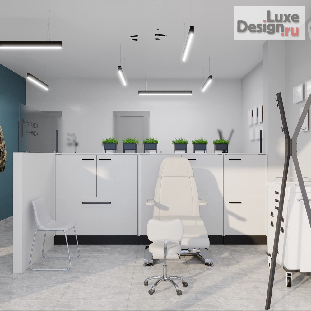 Дизайн интерьера лечебного учреждения "Подологический кабинет Podoc в Белграде" (фото 9)