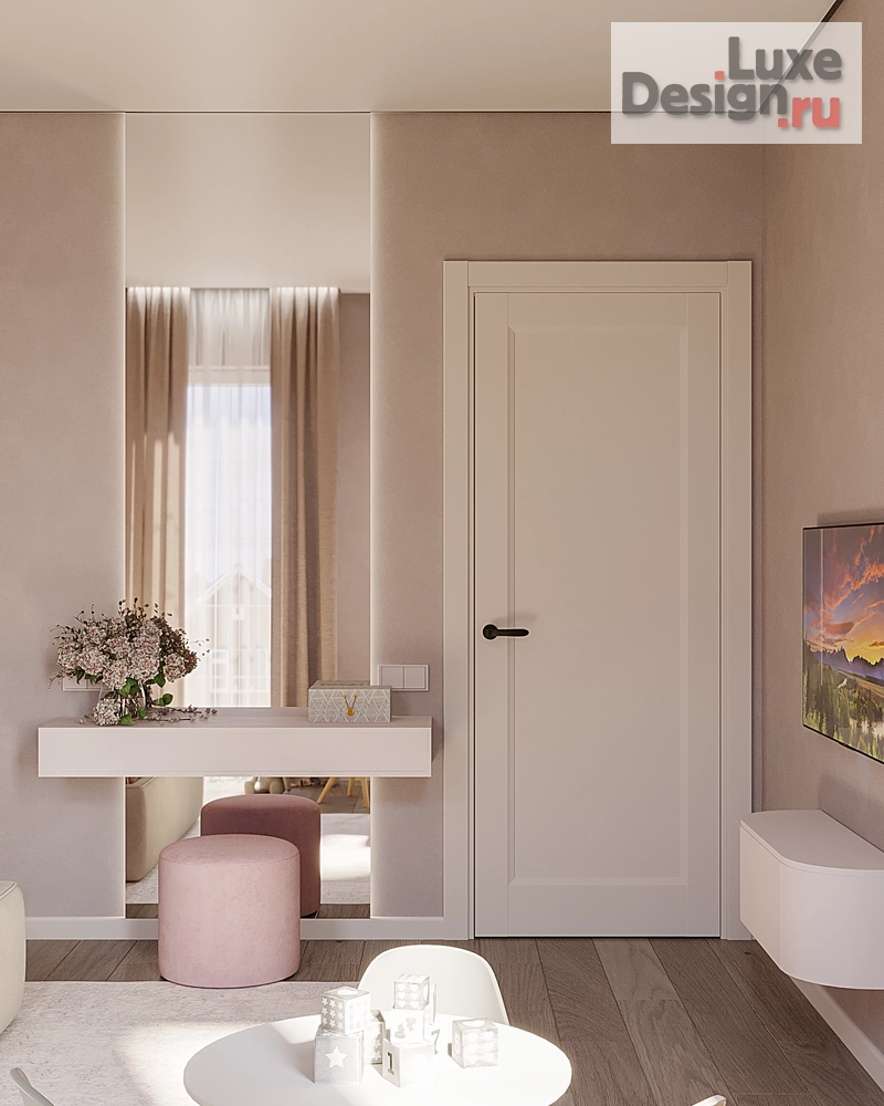 Дизайн интерьера комнаты "Детская в частном доме г. Серпухов" (фото 5)