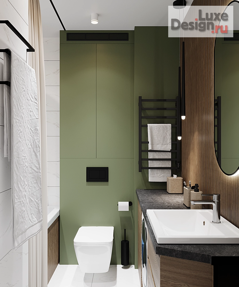 Дизайн интерьера трехкомнатной квартиры "Квартира в ЖК Прайм Приморский СПб (с частичной отделкой от застройщика)" (фото 22)