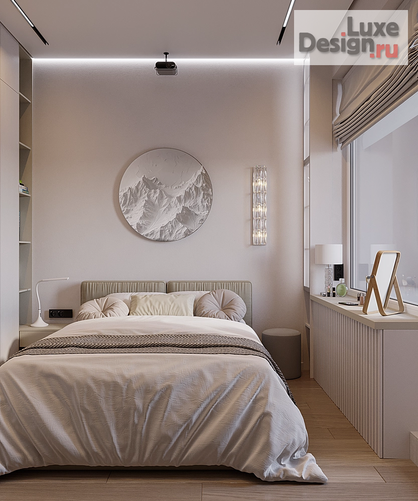 Дизайн интерьера двухкомнатной квартиры "Квартира ЖК Роттердам МСК" (фото 1)