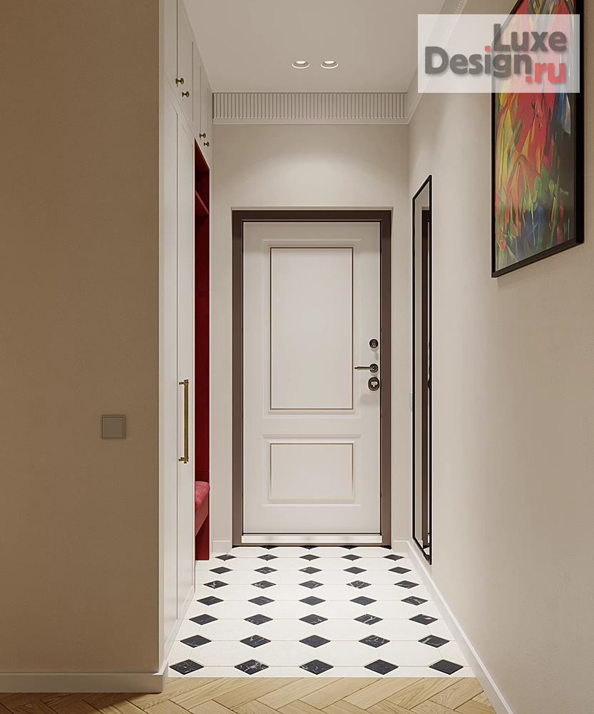 Дизайн интерьера двухкомнатной квартиры "Квартира 33 кв.м. метро Аэропорт МСК" (фото 25)