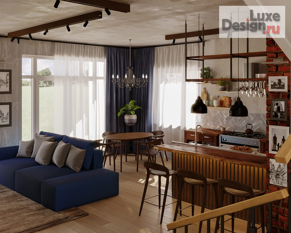 Дизайн интерьера загородного дома "Дом КП Юкковское Спб часть 1" (фото 18)