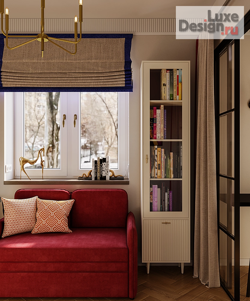 Дизайн интерьера двухкомнатной квартиры "Квартира 33 кв.м. метро Аэропорт МСК" (фото 24)