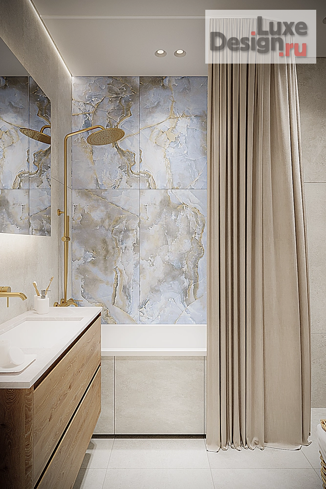 Дизайн интерьера трехкомнатной квартиры "Квартира 57 кв.м. ЖК Южные Сады Мск" (фото 27)