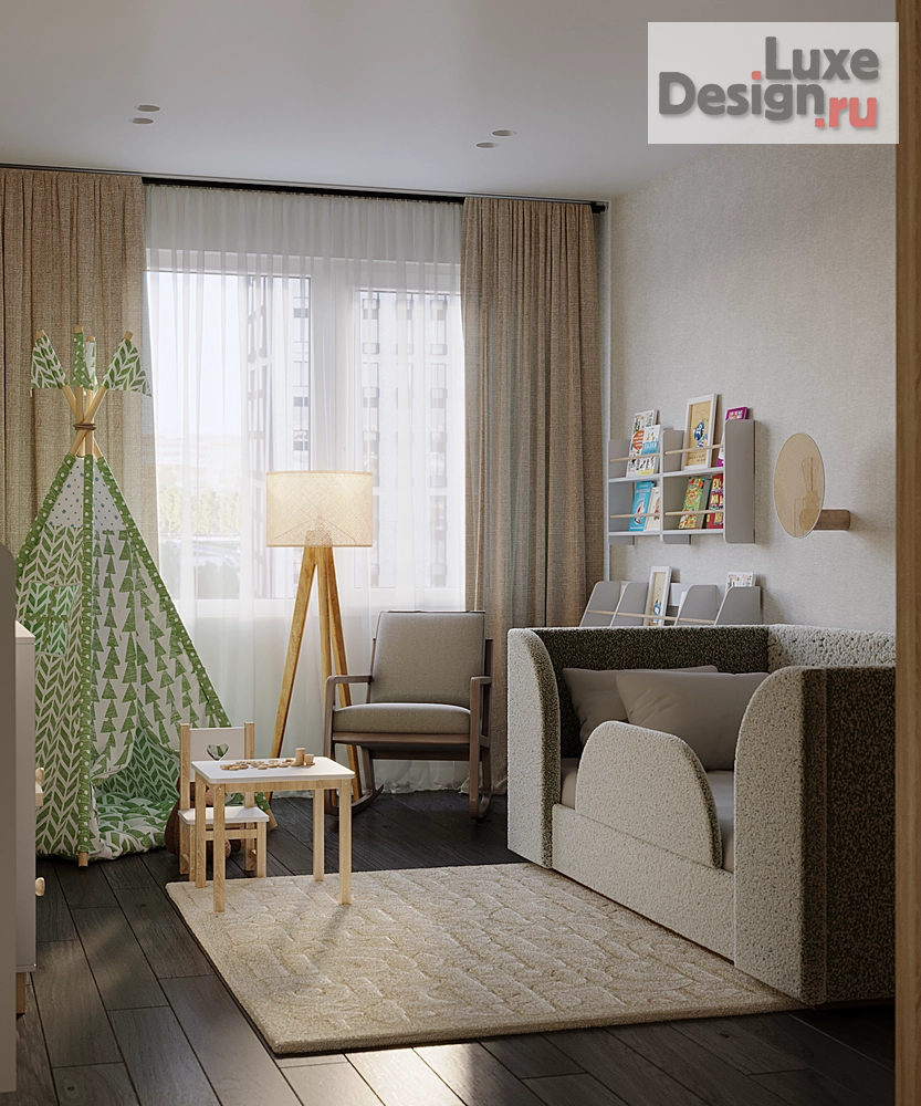 Дизайн интерьера трехкомнатной квартиры "Квартира в ЖК Прайм Приморский СПб (с частичной отделкой от застройщика)" (фото 24)