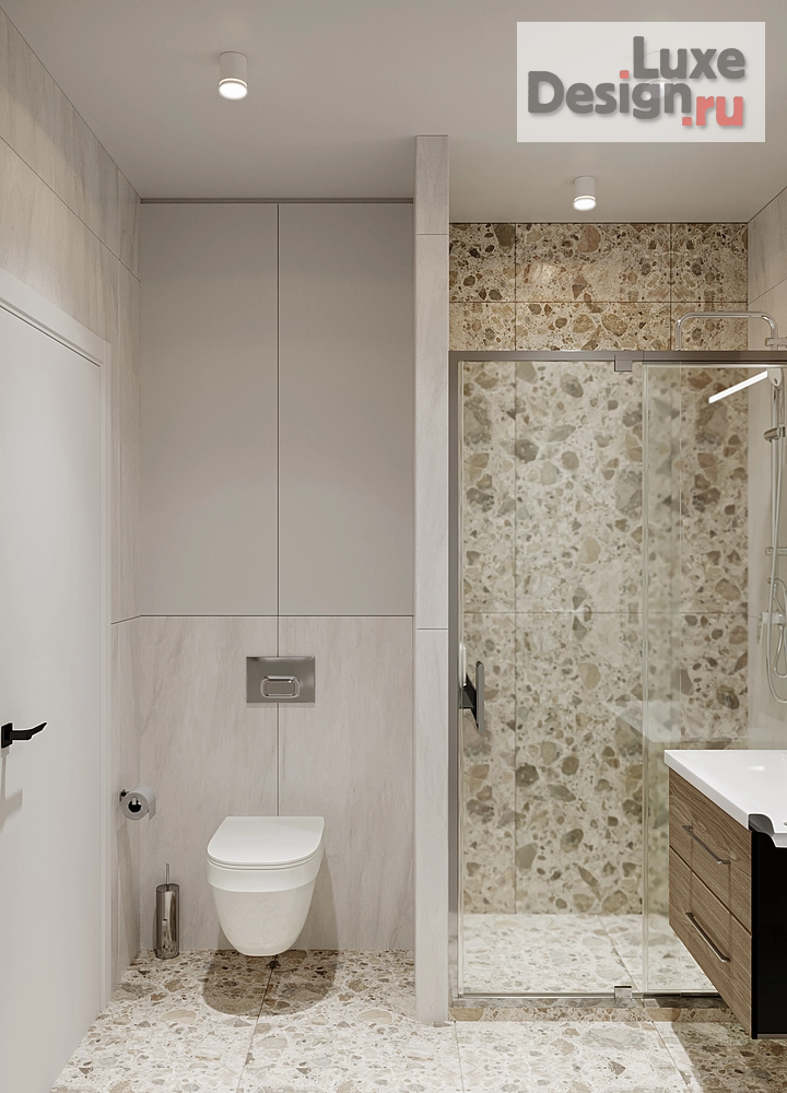 Дизайн интерьера квартиры студии "Студия ЖК Метрополия МСК" (фото 10)