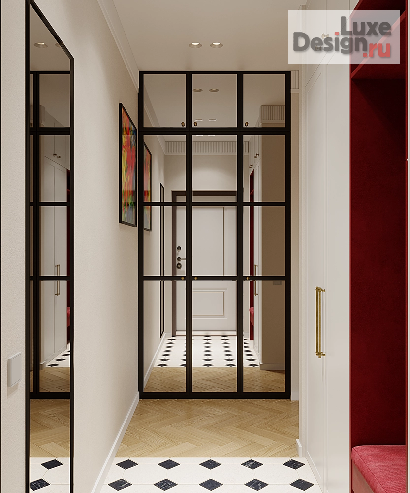 Дизайн интерьера двухкомнатной квартиры "Квартира 33 кв.м. метро Аэропорт МСК" (фото 26)