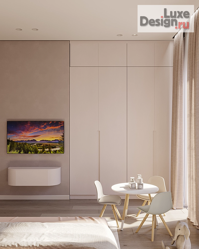 Дизайн интерьера комнаты "Детская в частном доме г. Серпухов" (фото 6)