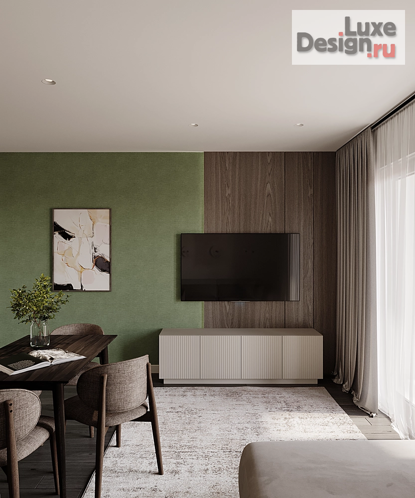 Дизайн интерьера трехкомнатной квартиры "Квартира в ЖК Прайм Приморский СПб (с частичной отделкой от застройщика)" (фото 1)