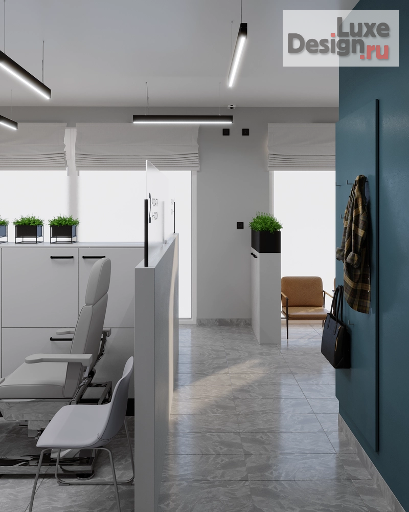 Дизайн интерьера лечебного учреждения "Подологический кабинет Podoc в Белграде" (фото 5)
