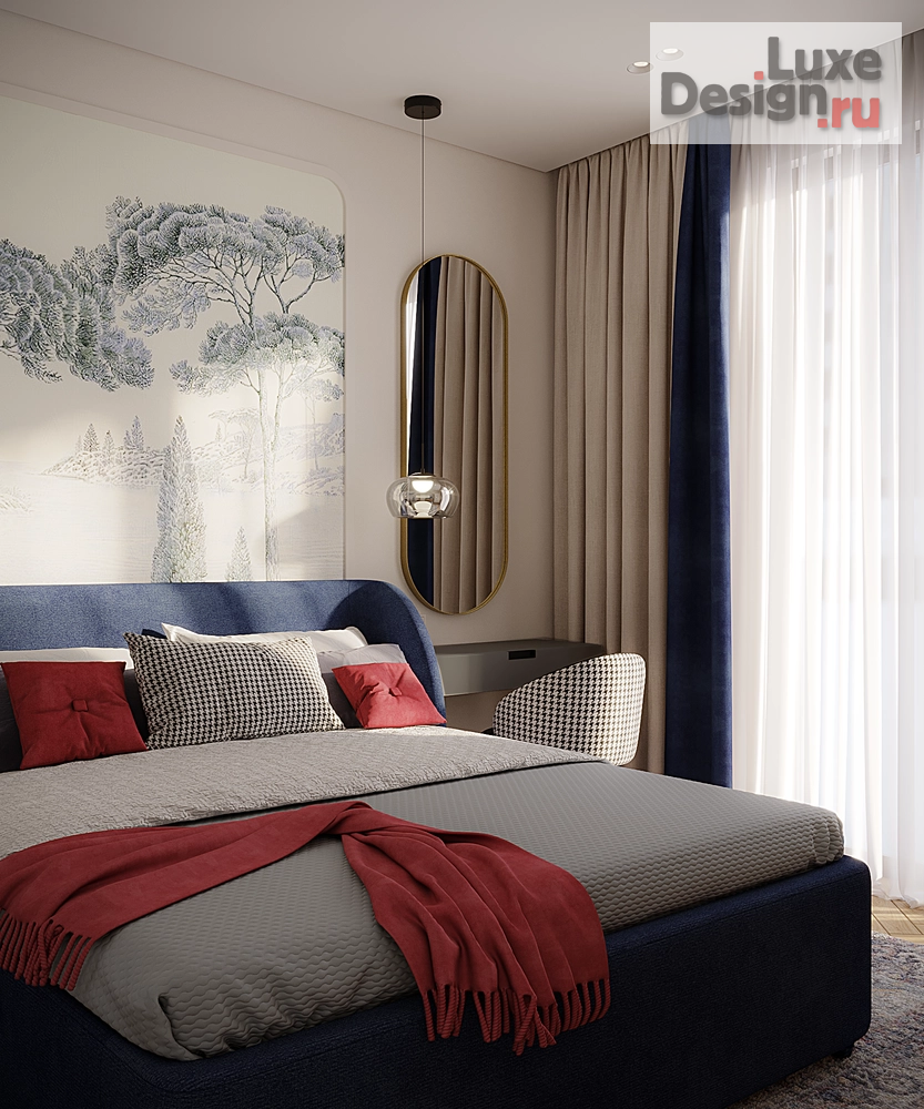 Дизайн интерьера двухкомнатной квартиры "Квартира 49 кв.м. ЖК Legenda Business СПб." (фото 25)