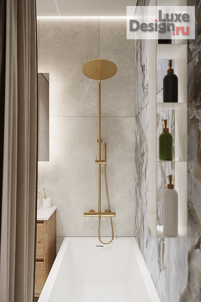 Дизайн интерьера трехкомнатной квартиры "Квартира 57 кв.м. ЖК Южные Сады Мск" (фото 28)