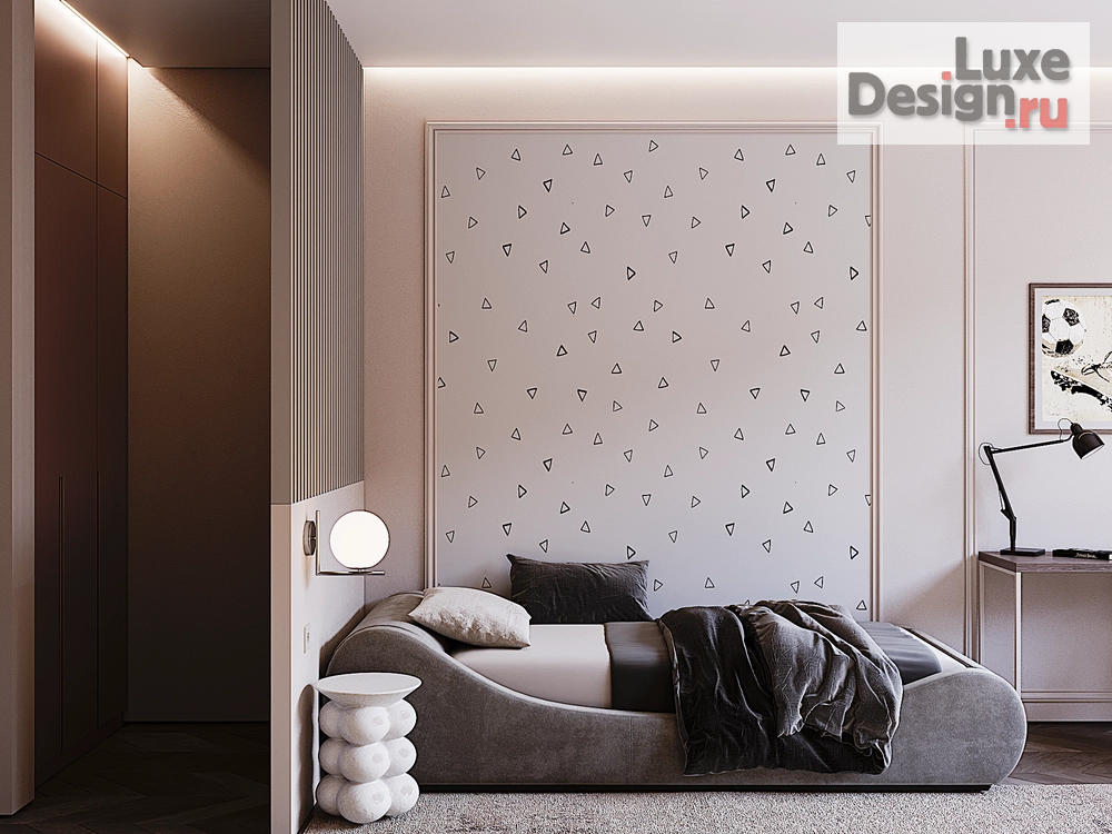 Дизайн интерьера комнаты "Комната для подростков в ЖК iLove Мск" (фото 9)