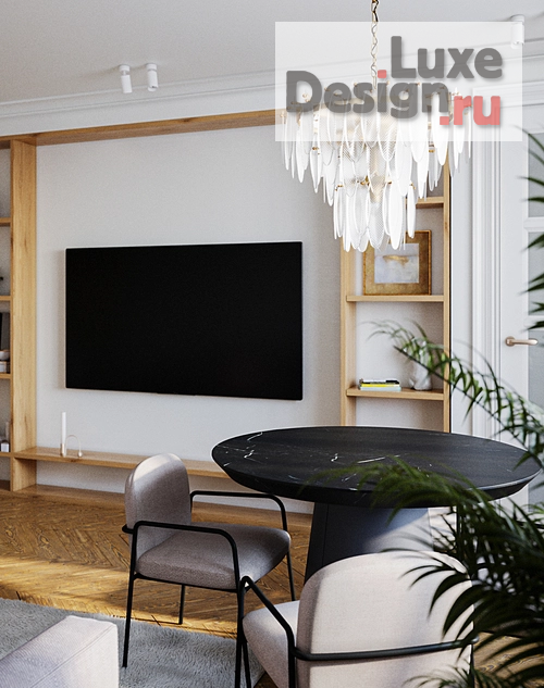 Дизайн интерьера трехкомнатной квартиры "Трехкомнатная квартира в ЖК Победа Тверь" (фото 4)