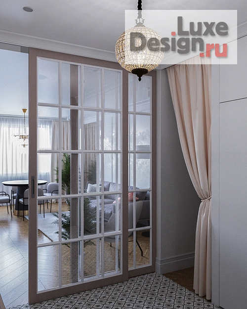 Дизайн интерьера трехкомнатной квартиры "Трехкомнатная квартира в ЖК Победа Тверь" (фото 10)