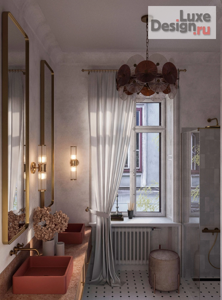 Дизайн интерьера ванной "Душевая комната в историческом центре Санкт-Петербурга" (фото 5)