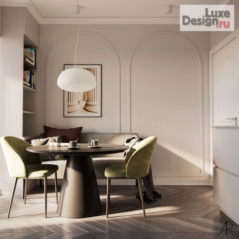 Дизайн интерьера кухни "Легкая кухня во вторичном жилье в Твери" (фото 4)