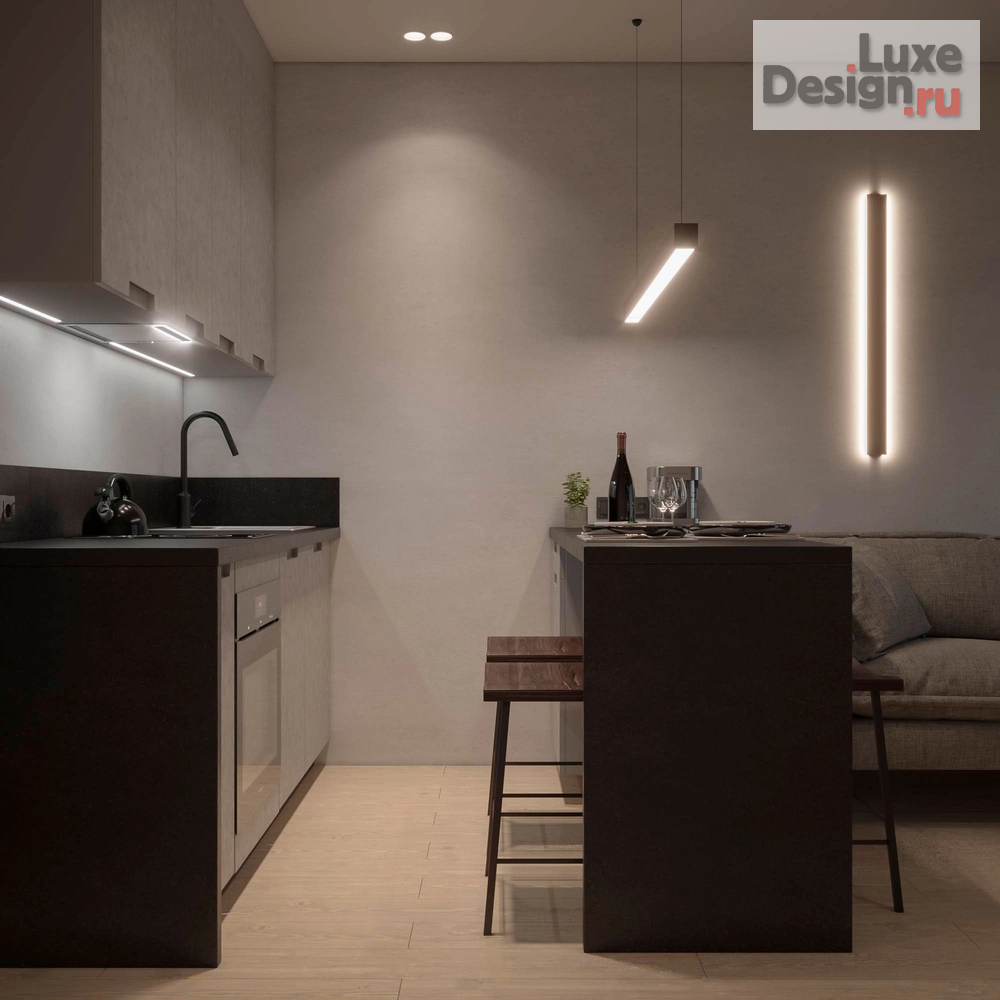 Дизайн интерьера квартиры студии "Студия для молодого человека ЖК БРУСИЛОВО Тверь" (фото 6)