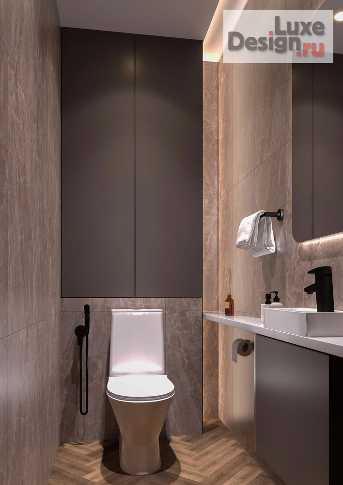 Дизайн интерьера квартиры "Двухуровневая квартира в Санкт-Петербурге" (фото 18)