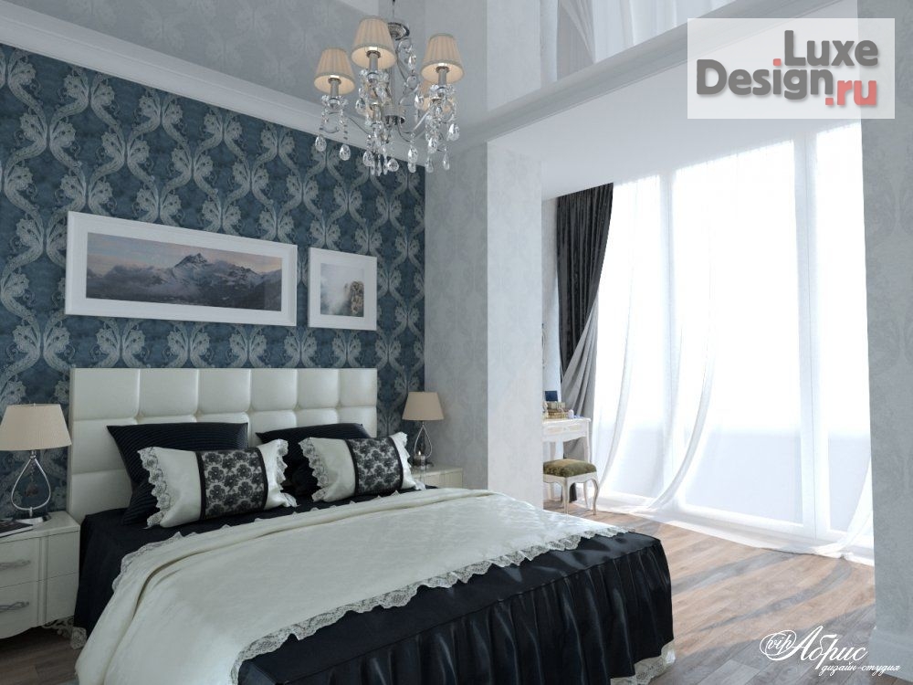 Дизайн интерьера однокомнатной квартиры "Дизайн интерьера квартиры с перепланировкой (ул. Левитана)" (фото 2)