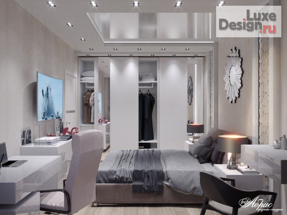 Дизайн интерьера трехкомнатной квартиры "Дизайн трехкомнатной квартиры (ул. Заречная)" (фото 4)