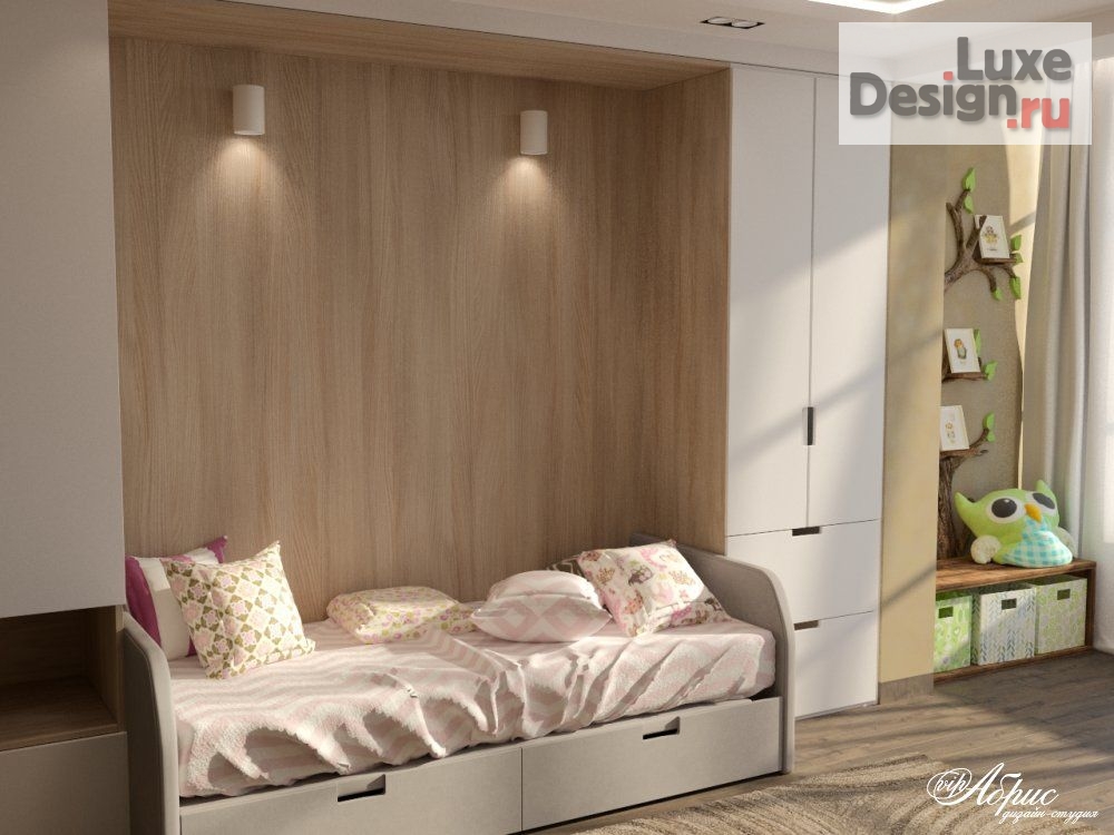 Дизайн интерьера трехкомнатной квартиры "Дизайн трехкомнатной квартиры (ЖК Волжский берег)" (фото 6)