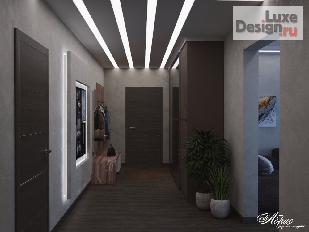 Дизайн интерьера трехкомнатной квартиры "Дизайн трехкомнатной квартиры (ЖК Волжский берег)" (фото 7)