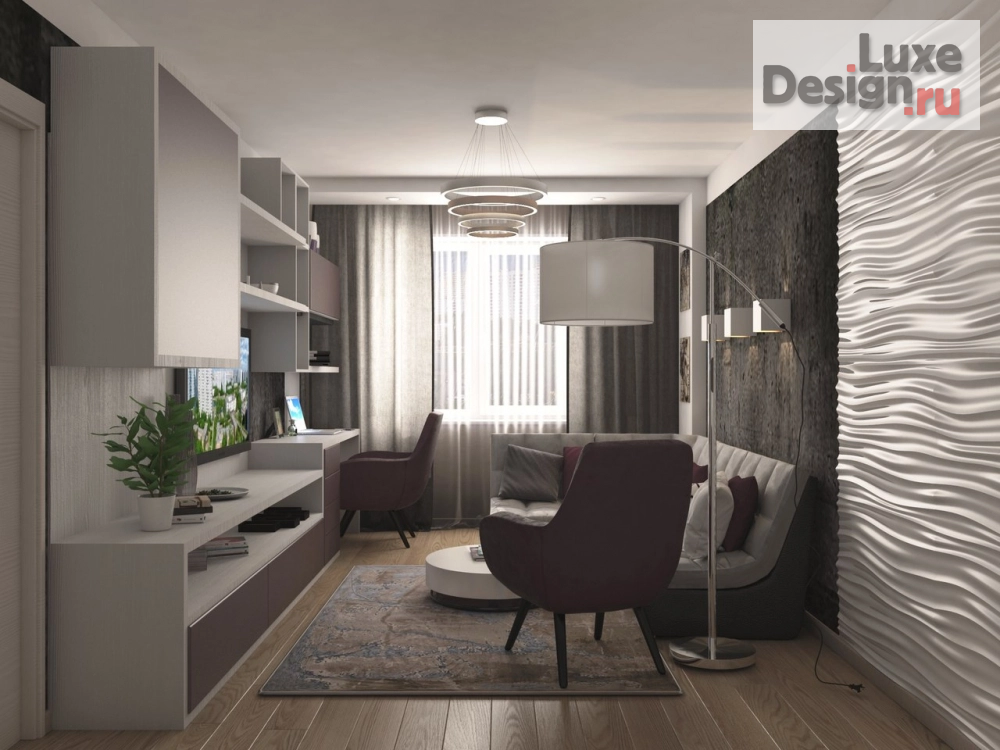 Дизайн интерьера гостиной "Проект гостиной" (фото 2)