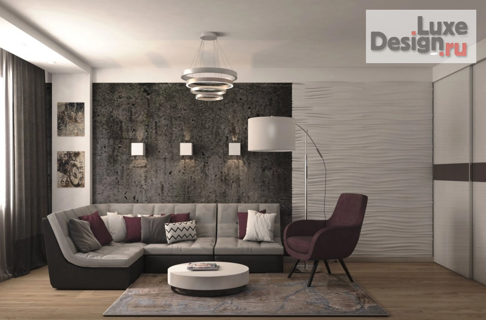 Дизайн интерьера гостиной "Проект гостиной" (фото 1)