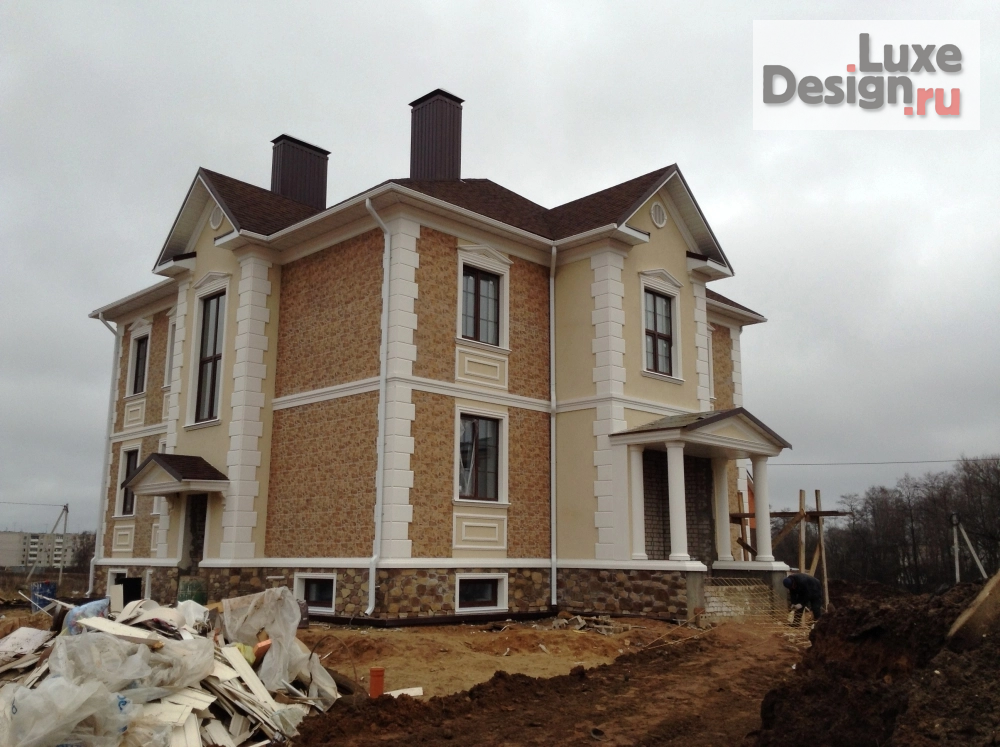 Дизайн интерьера коттеджа "Проект фасада дома." (фото 6)