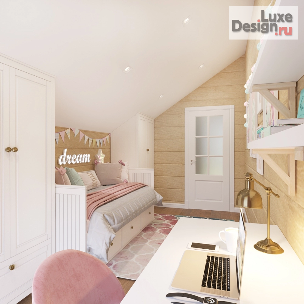 Дизайн интерьера частного дома "Деревянный дом" (фото 2)