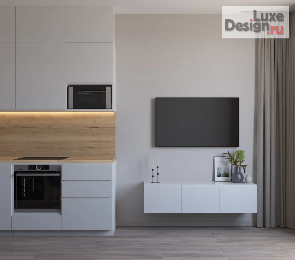 Дизайн интерьера четырехкомнатной квартиры ""Варшавка"" (фото 5)