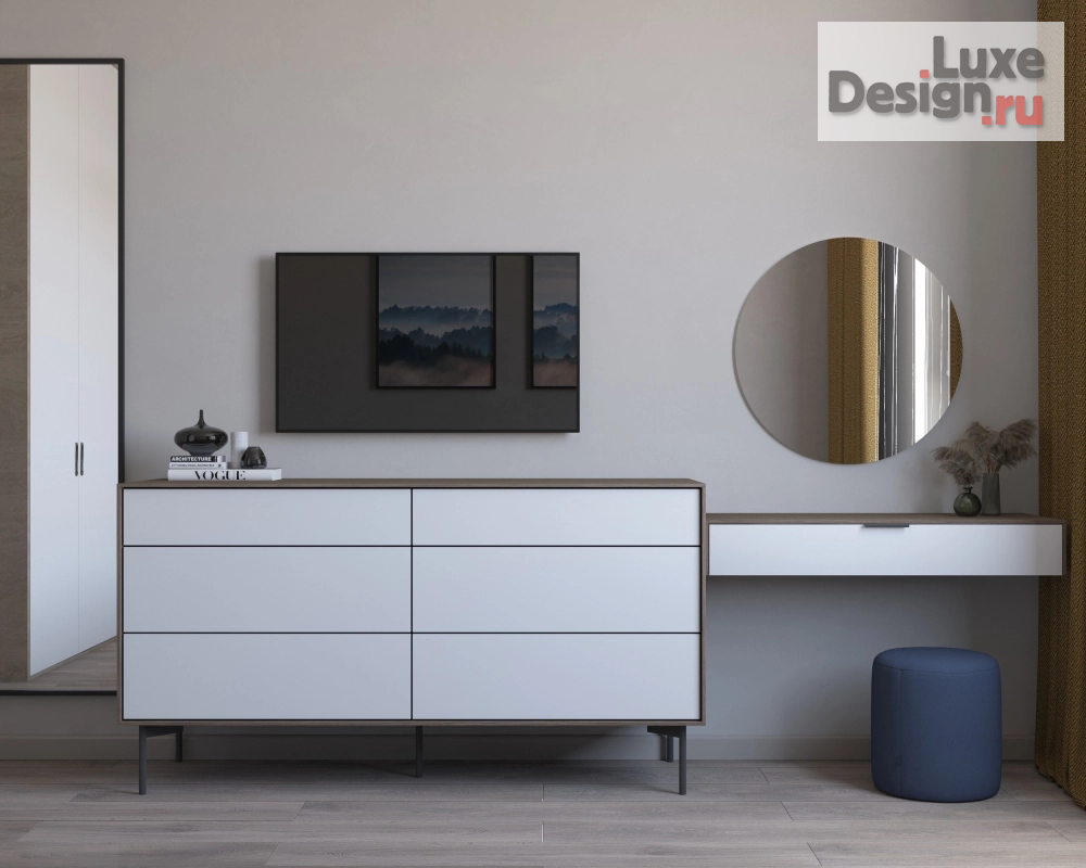 Дизайн интерьера четырехкомнатной квартиры ""Варшавка"" (фото 7)