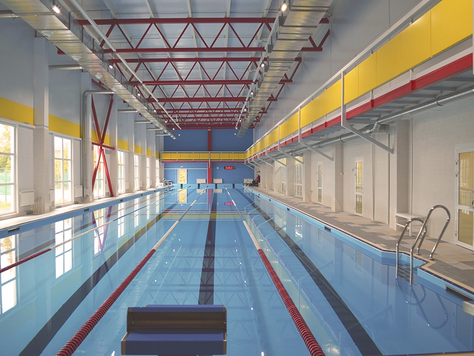 Дизайн интерьера общественного интерьера в Твери "Фитнес - клуб "Румянцево""